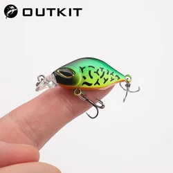 OUTKIT Minnow Mini Señuelo Hundido Japonés para Trucha Perca Lubina