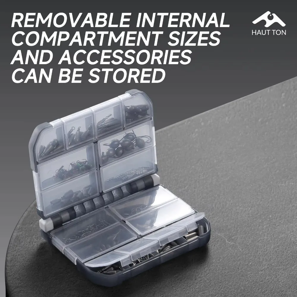 Caja de pesca impermeable con separadores extraíbles y gran capacidad - imagen 2
