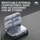 Caja de pesca impermeable con separadores extraíbles y gran capacidad - imagen 2