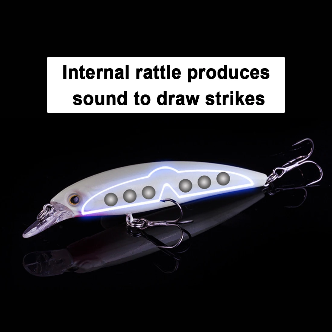 FishTrip Pececillo Luminoso – Señuelo duro subsuperficie - imagen 5