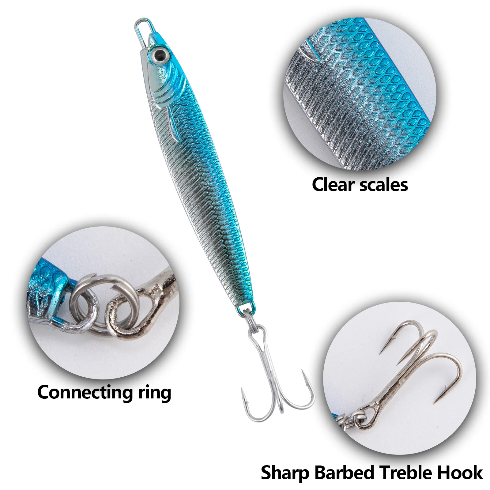 Jig de Diamante Vertical – Cuchara Hundida para Surf Casting - imagen 5