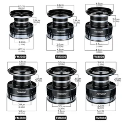 Carrete Proberos Deep Line Cup Series con rodamientos inox y arrastre