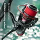 Carrete de pesca giratorio con copa de alambre metálica – lance lejano - imagen 5