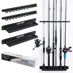 Goture Soporte vertical para cañas modular de pared