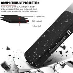 Estuche rígido EVA impermeable para aparejos de pesca