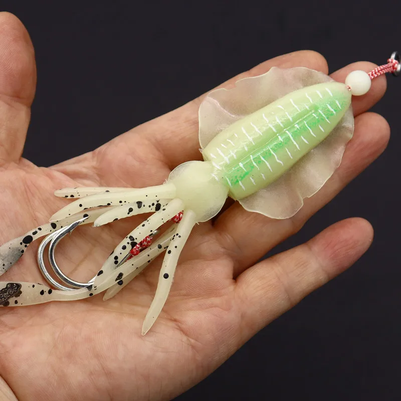 Almacenamiento del señuelo squid skirt