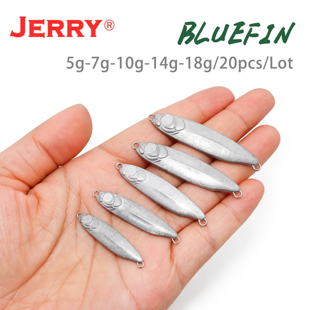 Señuelo Jig sin pintar Jerry Bluefin para lubina en costa - imagen 4