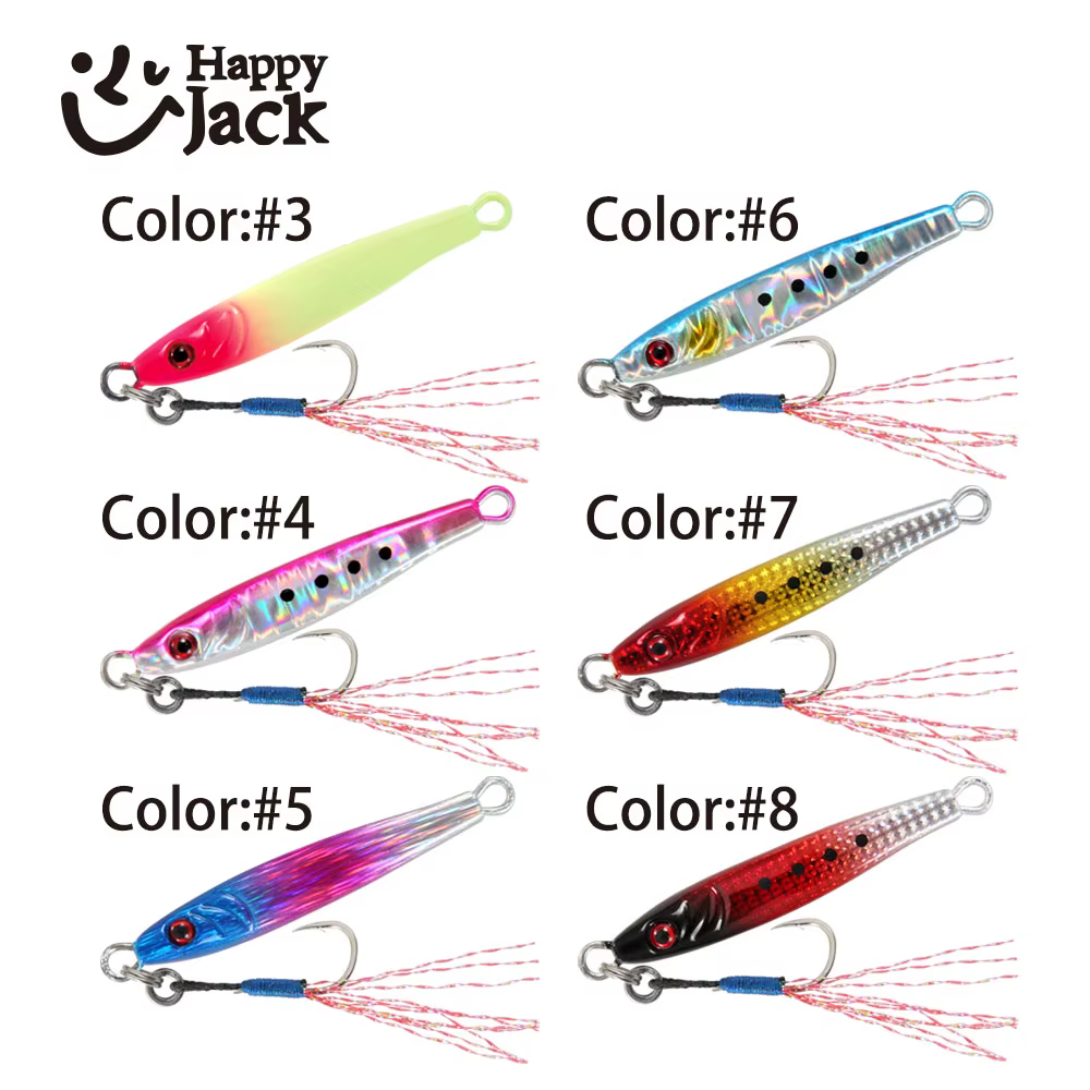 Jig Micro Metal 2-10g – Señuelo para la pesca de lubina y carpa