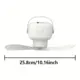 Ventilador portátil recargable LED con mando a distancia y luz nocturna - imagen 3