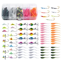 Kit de señuelos Goture pesca hielo – Crappie luminosos
