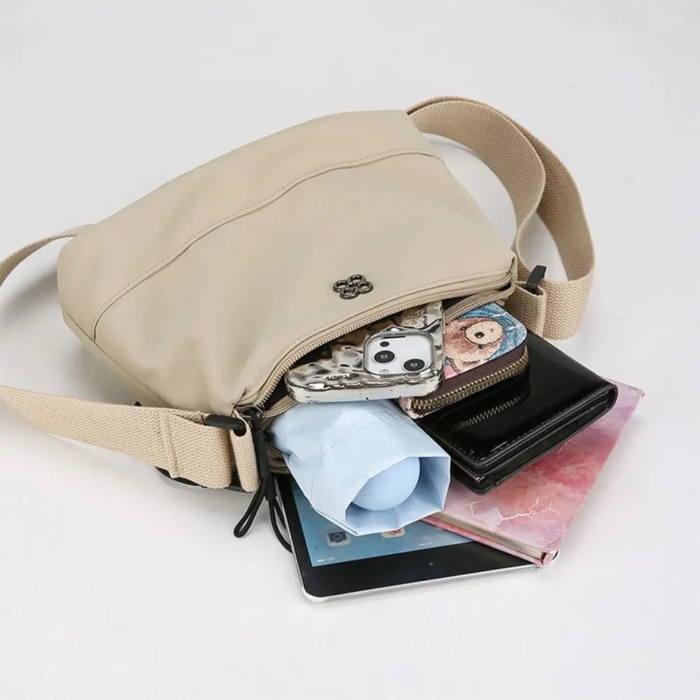 Bolso bandolera de nylon suave para mujer con varios bolsillos - imagen 3