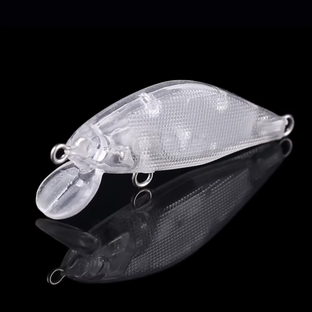 Hanlin-Mini Cebo duro plastico Wobblers flotantes 5 cm 3,8 g