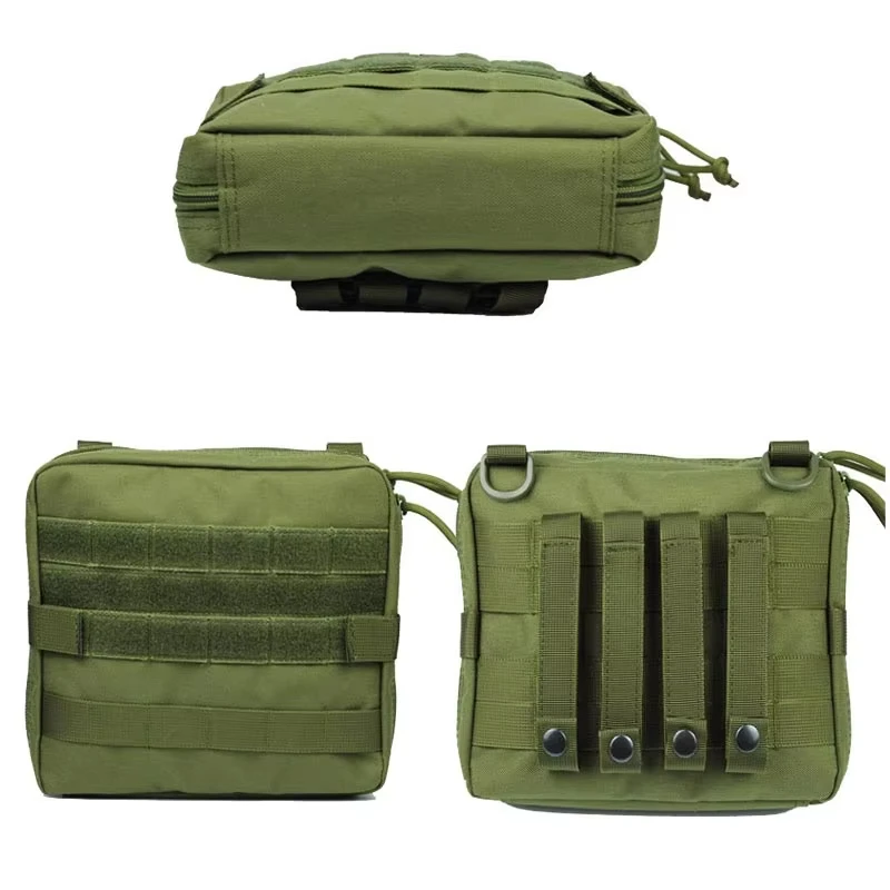 Bolsa Táctica Molle de Pesca - Riñonera Organizadora con Soporte - imagen 2
