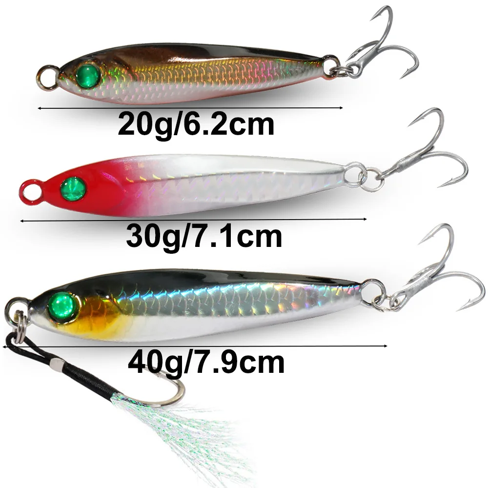 Spinner Popper metálico – Señuelo de arrastre con plumas y triples - imagen 4