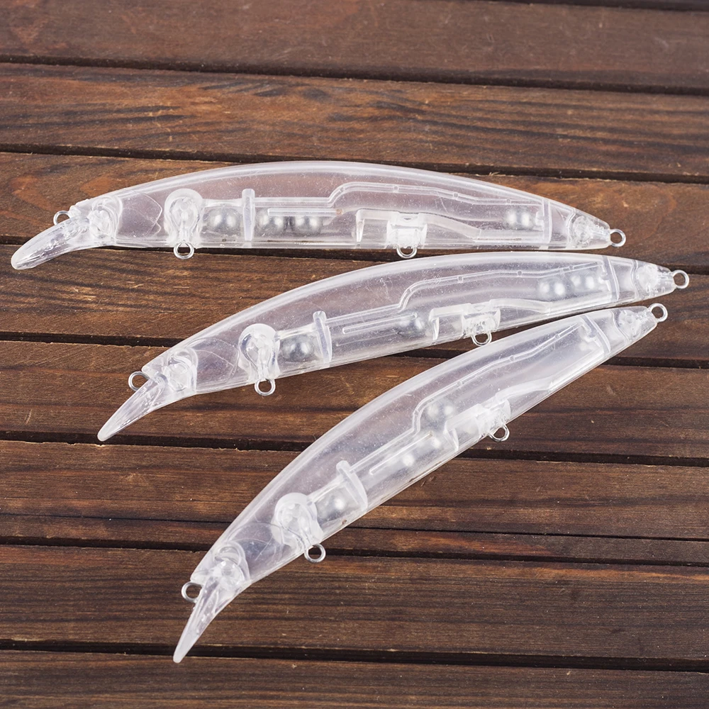 Dr.Holife Minnow señuelos flotantes sin pintar para lubina – DIY - imagen 4