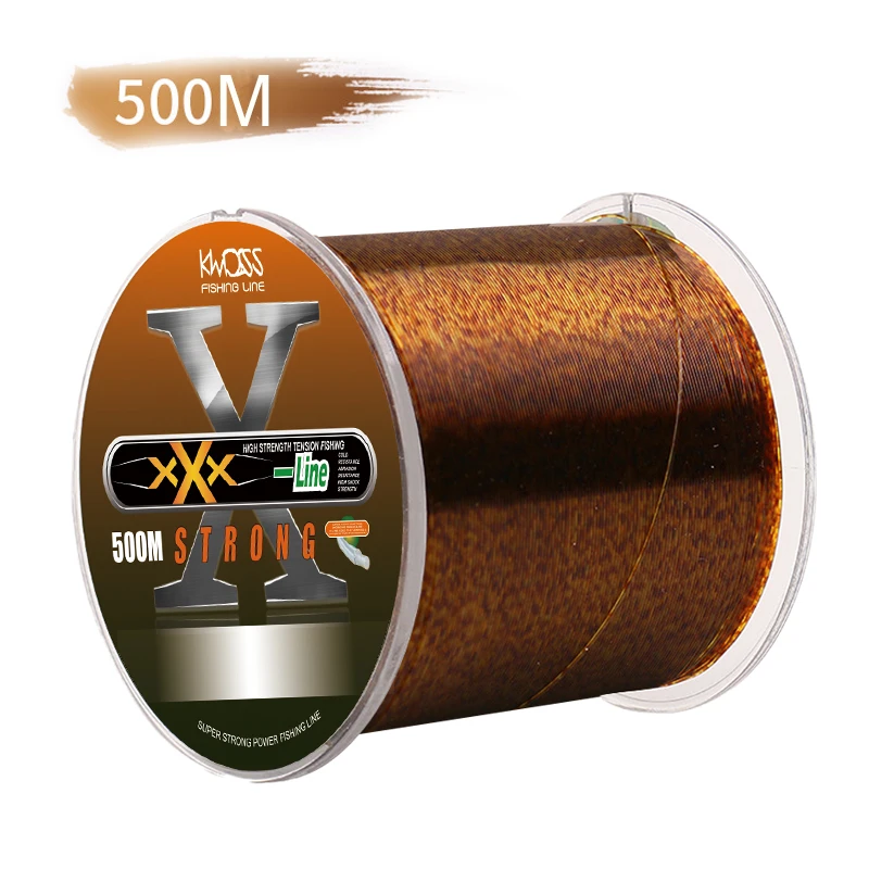 Línea de pesca Invisible biónico nailon fluorocarbono 500m oro - imagen 2