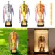 Copa Trofeo Metal Dorada con Tapa y Corona de Premio - imagen 5