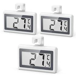 Termómetro digital LCD para congelador con aviso de escarcha