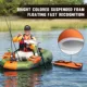 Cesta flotante de pesca plegable con red portátil para guardar - imagen 4