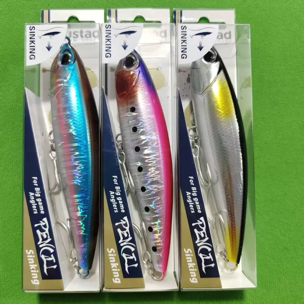 Señuelo stickbait agua salada con anzuelo para peces grandes - imagen 5