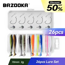 Bazooka Señuelos blandos para pesca – Cebo de silicona gusano