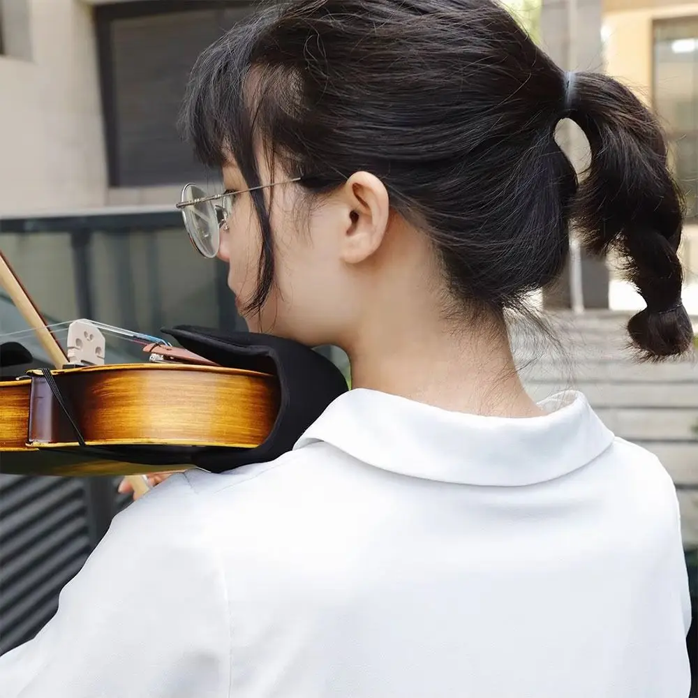 Almohadilla de esponja para mentonera de violín: hombro cómodo