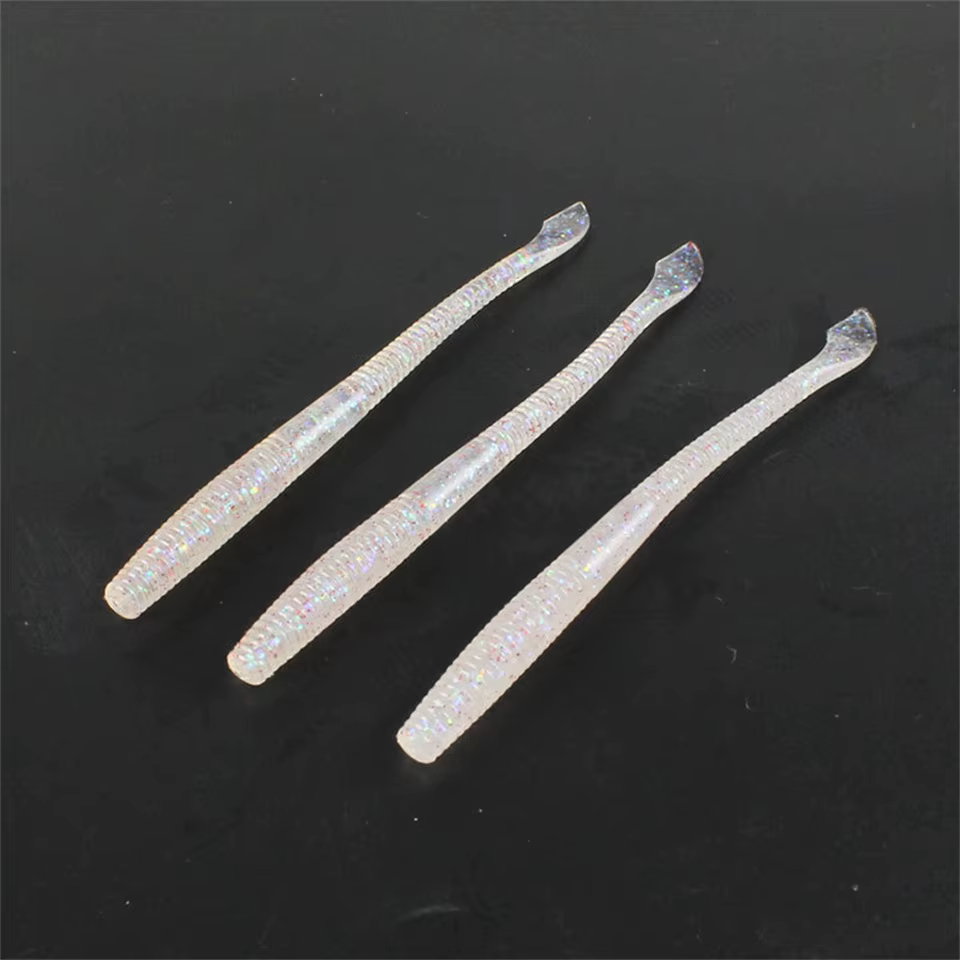 Señuelos blandos palo 10 cm Mukun – Minnow sink para lubina y lucio - imagen 2
