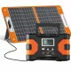 FF FLASHFISH Estación de energía portátil con panel solar y AC/USB