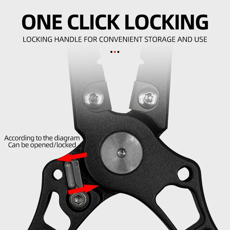 Alicates de pesca multifunción ShareShark de acero inox con cortalíneas - imagen 3