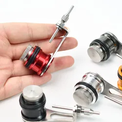 MNFT Enrollador de línea portátil con tensión ajustable inox