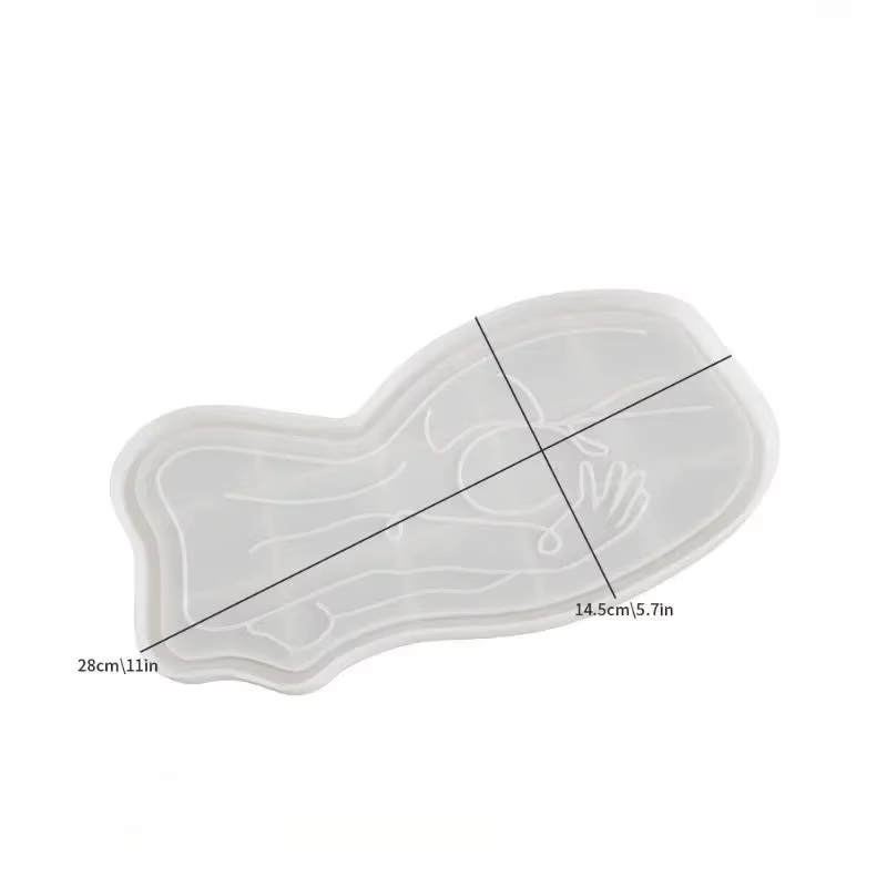 Molde de Silicona para Bandeja Decorativa con Figura Humana - imagen 5