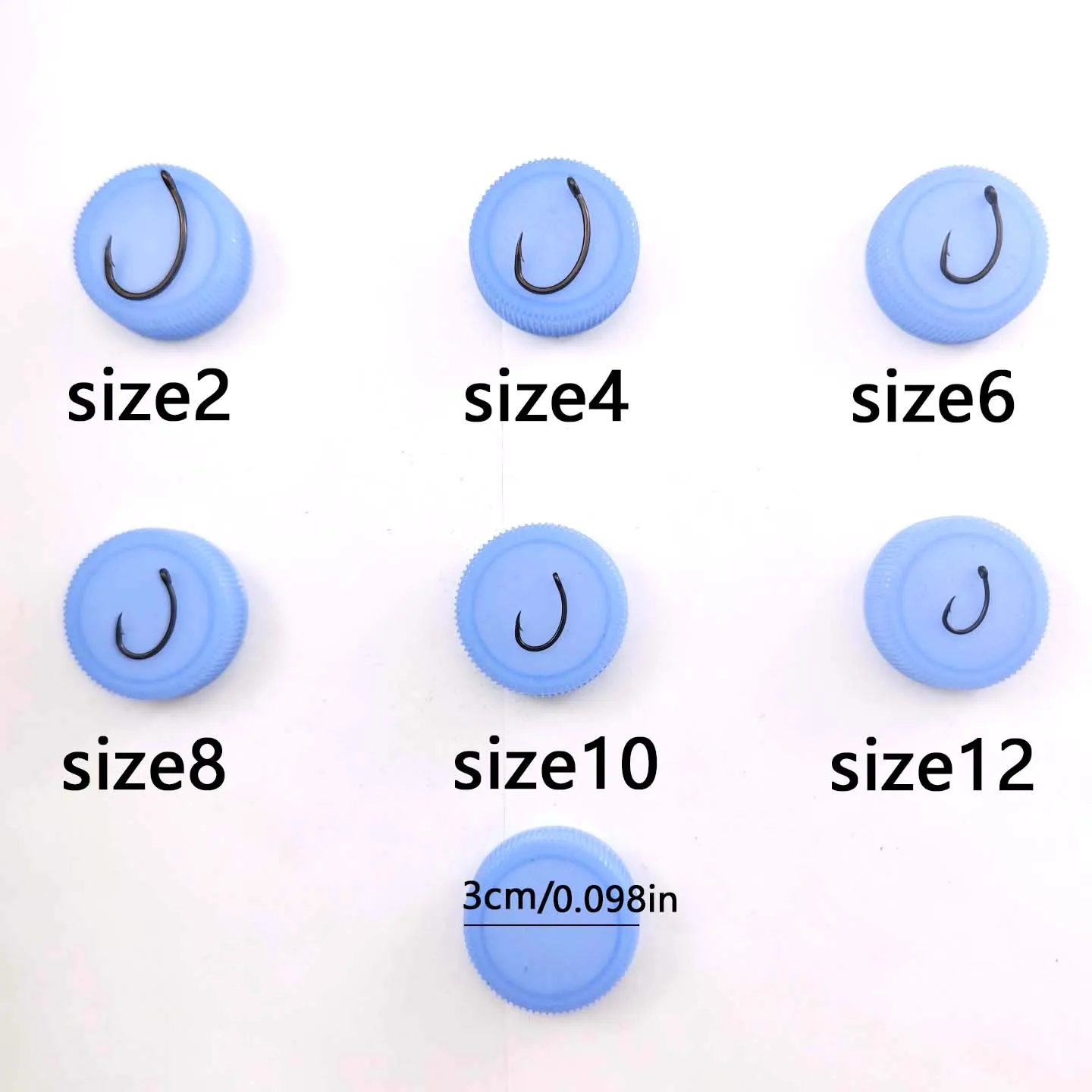 Anzuelos acero alto carbono con ojo para carpa duraderos - imagen 2