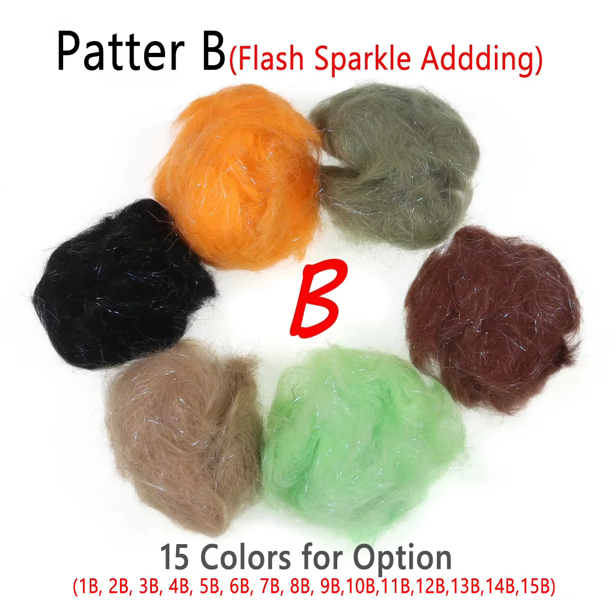 Ice Dub Wifreo Flash Sparkle – Fibra liebre para dubbing de tórax - imagen 4