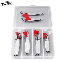 Señuelos TAIYU Tipo S – Cucharas oblicuas con pala reflectante