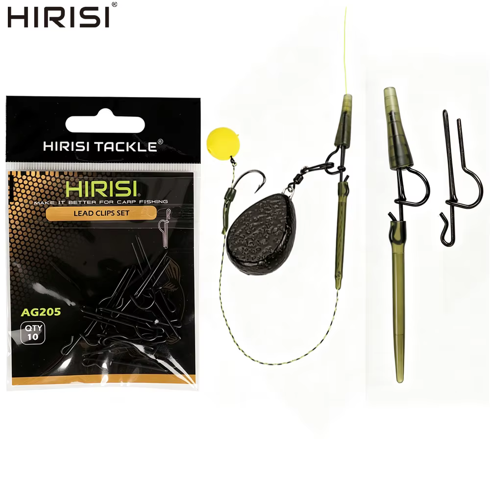 Hirisi AG205 - Clips de Cambio Rápido para Carpa – Alta Resistencia