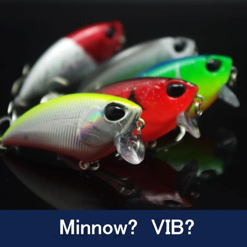 Señuelo VIB Minnow para lubina y peces negros, cebo biónico artificial - imagen 2