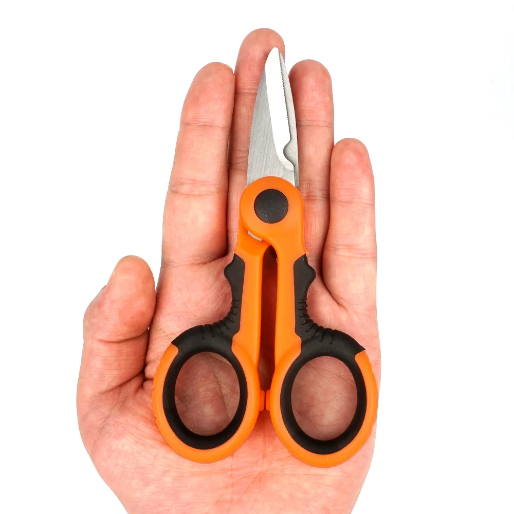 Tijeras de pesca Hirisi de acero inoxidable con alicates para PE