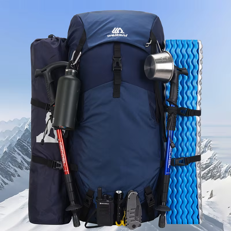 Mochila de pesca con bolsa de hidratación y gran capacidad impermeable - imagen 5