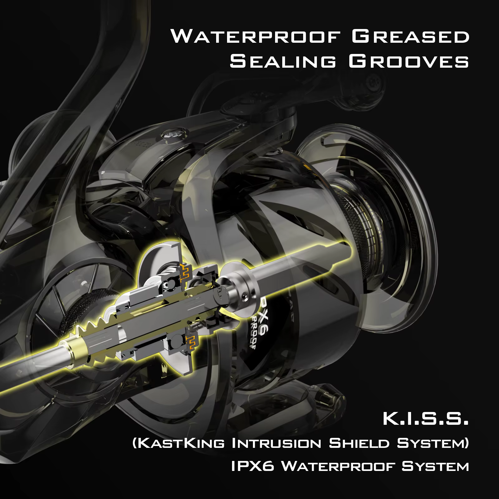 KastKing Kapstan Elite – Carrete spinning de agua salada - imagen 2