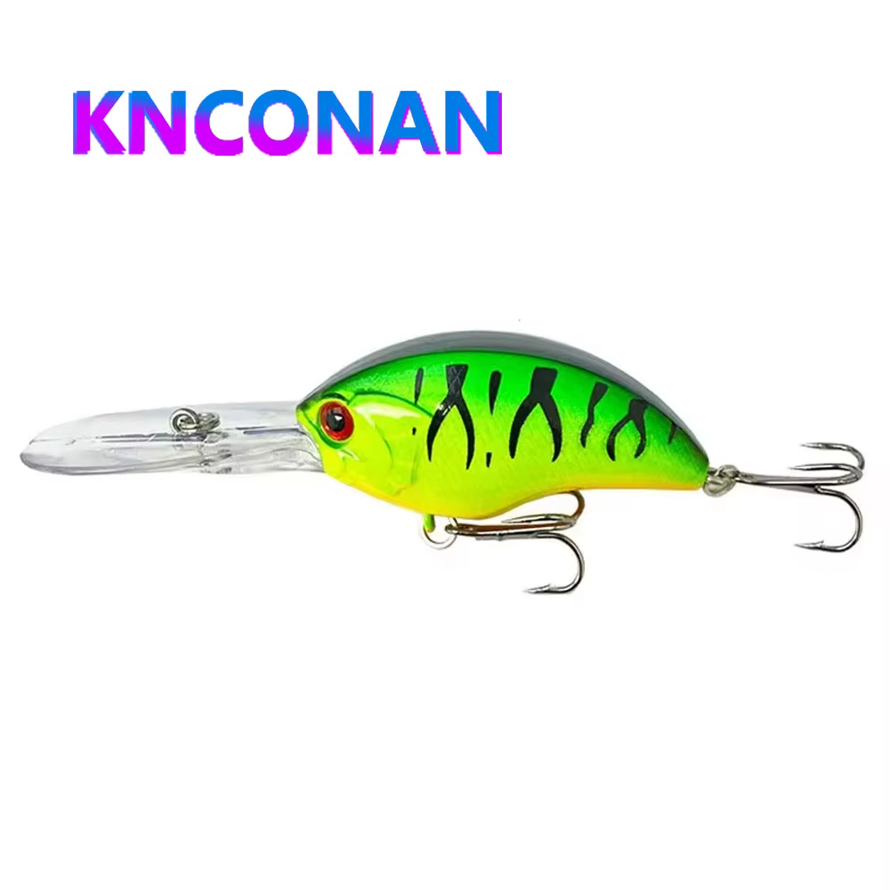 Crankbait flotante de buceo profundo para lubina y lucio
