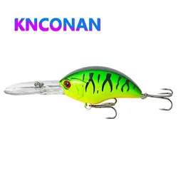 Crankbait flotante de buceo profundo para lubina y lucio