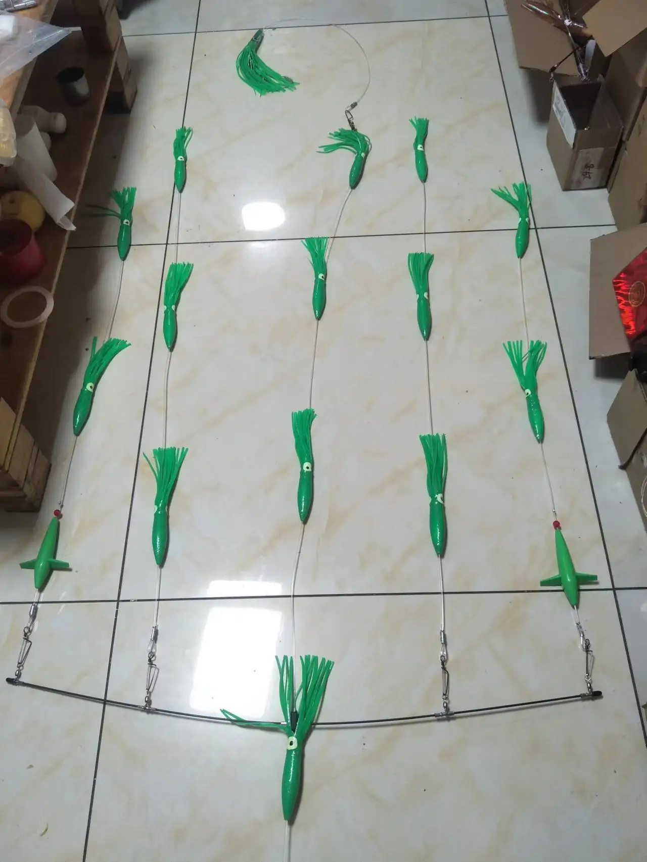 Barras esparcidoras de timón Splashbar Tianium de níquel para señuelos - imagen 2