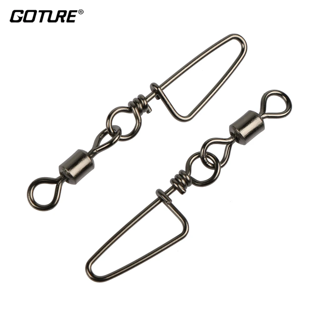 Goture Eslabones Giratorios Coastlock con mosquetón para pesca - imagen 4