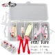 Señuelos WALK FISH cuchara giratoria jig metálico dorado y plateado - imagen 2