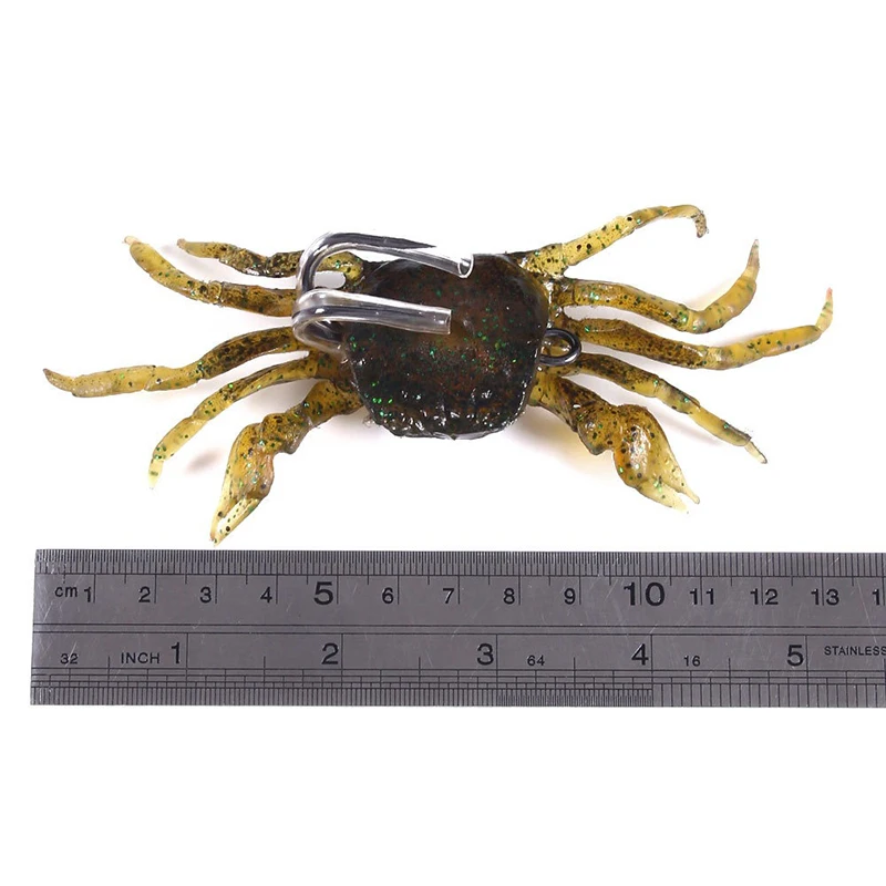 Señuelo cangrejo blando artificial para pesca sumergida - imagen 3
