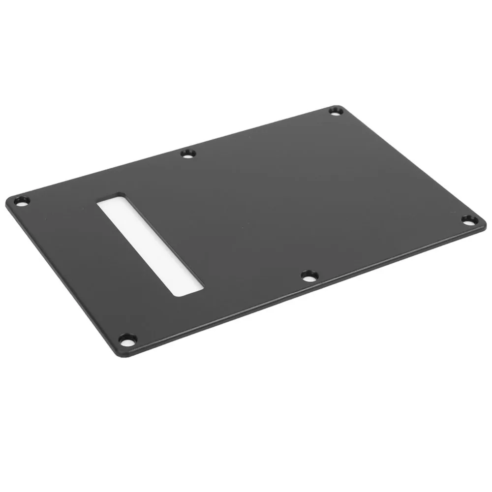 Placa trasera protectora guitarra eléctrica negra/blanca de plástico - imagen 2
