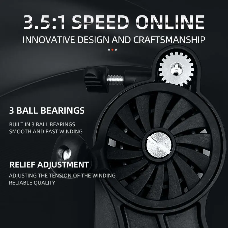 ShareShark Devanador de hilo portátil para baitcasting y spinning - imagen 3