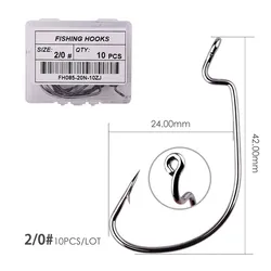 Anzuelos offset anchos compensados para vinilo
