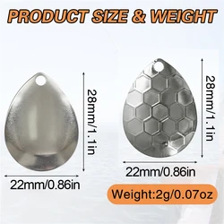 Cuchillas giratorias Colorado para señuelos DIY de montaje