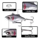Wobbler Crankbait de invierno hundimiento rápido para el mar